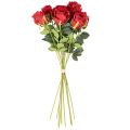 Roses artificielles rouges