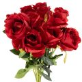 Roses artificielles rouges