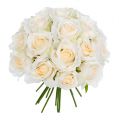 Floristik24 Bouquet de roses blanc Ø26cm