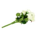 Bouquet de roses blanches, crème 55cm