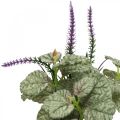 Floristik24 Fleurs artificielles en soie, sauge en bouquet, fleur de soie sauge violette L28cm 4pcs