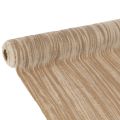 Floristik24 Tissu décoratif en velours froissé beige 25 cm x 2 m