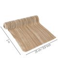 Tissu décoratif en velours froissé beige 25 cm x 2 m | Floristik24.fr