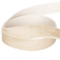 Ruban en velours beige 20 mm x