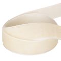 Ruban en velours crème 20 mm x