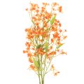 Floristik24 Kunstblume Branche d’Orchidée Orange 110 cm Lot de 3 pour Décoration Intérieure