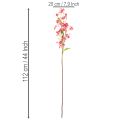 Kunstzweig Orchidée Oncidium 112 cm Lot de 3 en Tissu et Plastique | Floristik24.fr