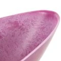 Coupe décorative en plastique rose 39 x 13 cm pour compositions florales | Floristik24.fr