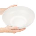 Coupe décorative ronde en plastique gris clair 30 cm | Floristik24.fr