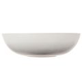 Coupe décorative ronde en plastique gris clair 30 cm | Floristik24.fr