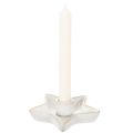 Lot de 2 bougeoirs étoile en