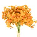 Floristik24 Kraütchen artificiel orange en plastique – Lot de 10 branches, 30 cm