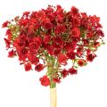 Floristik24 Kraut artificiel rouge 30 cm - Bouquet décoratif 10 pièces