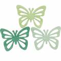 Floristik24 Saupoudrer de papillons de décoration, printemps, papillons en bois, décoration de table à saupoudrer 72pcs