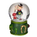 Lot de 3 boules à neige porte-bonheur avec figurine de ramoneur, 4 cm de diamètre | Floristik24.fr
