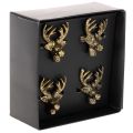 Lot de 4 ronds de serviette en