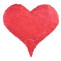 Floristik24 Décoration coeur avec fibres de sisal en coeur sisal rose 40x40cm