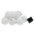 Floristik24 Lanterne solaire chaine LED 4.5m blanc 10 ampoules