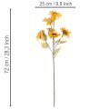 Soleil artificiel 72cm 2pcs en plastique et tissu | Floristik24.fr