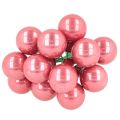 Boules de Noël sur fil de fer, mini baies brillantes effet miroir, 20 mm, 140 pièces | Floristik24.fr
