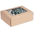 Baies Miroir Vert Perle Gris Ø20mm 140 pièces | Floristik24.fr