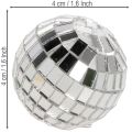 Boules décoratives miroir argentées en verre 2-4 cm 50 pièces | Floristik24.fr