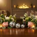 Boules décoratives miroir argentées en verre 2-4 cm 50 pièces | Floristik24.fr
