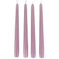 Floristik24 Bougies coniques Bougies Wenzel lilas 250/23mm 12 pcs