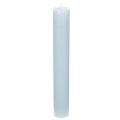 Floristik24 Lot de 4 bougies chandelles bleu clair en cire 34 x 240 mm