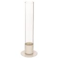 Floristik24 Chandelier moderne en métal avec cylindre en verre et base 31 cm