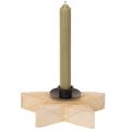 Chandelier étoile en bois 16