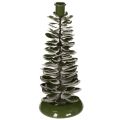 Floristik24 Chandelier Sapin en Métal Vert 28cm