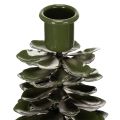 Chandelier en métal vert en