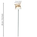 Piquet décoratif en céramique en forme de hibou pour plantes, 26 cm, lot de 2 | Floristik24.fr