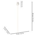 Figurines fantômes sur bâton en bois 54 cm décoration Halloween - Lot de 8 | Floristik24.fr