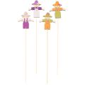 Figures épouvantails en bois