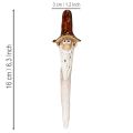 Figurine décorative de nain de jardin pour pots de fleurs, 16 cm, lot de 2 | Floristik24.fr