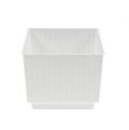 Floristik24 Cube pour mousse florale 6.5cm blanc 20pcs