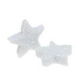 Floristik24 Paillettes étoiles 1,5cm pour saupoudrer de blanc 144pcs