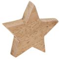 Lot de 9 étoiles en bois