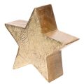 Étoile décorative en bois