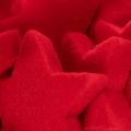 Étoiles en plastique floqué rouges, décoratives, 4-5 cm, lot de 40 | Floristik24.fr