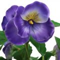 Floristik24 Pensée artificielle violette fleur artificielle pré fleur 30cm