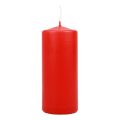 Floristik24 Bougies piliers rouges Bougies de l&#39;Avent bougies rouges 120/50mm 24pcs