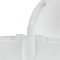 Floristik24 Boule en polystyrène Ø25cm blanc