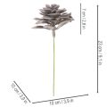 Kunstsucculentes en cire gris-vert 10cm Lot de 6 | Floristik24.fr