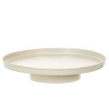 Floristik24 Plateau décoratif rond en métal beige 30 cm pour plantes et bougies