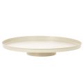 Floristik24 Plateau décoratif en métal rond 41 cm beige pour intérieur