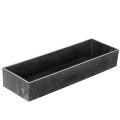 Floristik24 Plateau rectangulaire avec poignées en plastique anthracite 32 cm