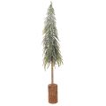 Floristik24 Sapin de Noël artificiel avec socle, givré, décoration hivernale, 90 cm